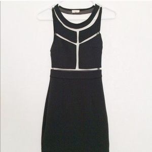 Black bodycon dress